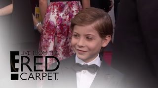 Jacob Tremblay Throws Punches at Oscars 2016 | Live from the Red Carpet | E! News