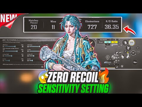 🔥"BGMI BEST SENSITIVITY + CONTROLS + GRAPHICS SETTINGS 😱| NO RECOIL SETUP 2025"