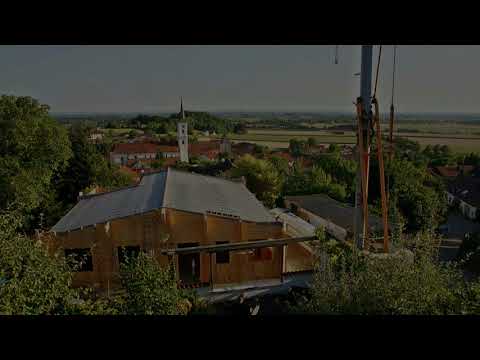 Ein Blockhaus entsteht - in 90 Sekunden