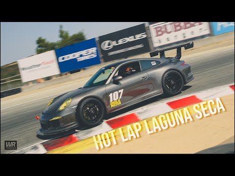 Hot Lap Gt3 on Street Tires at Laguna Seca