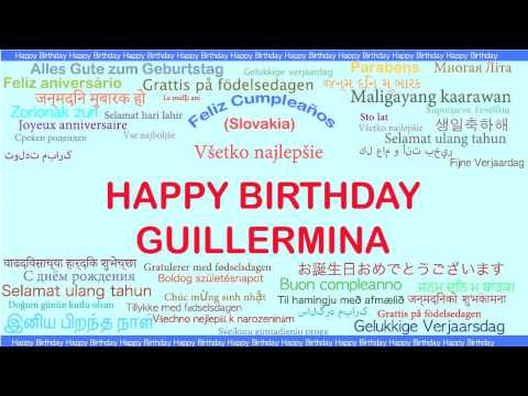 Guillermina   Languages Idiomas - Happy Birthday