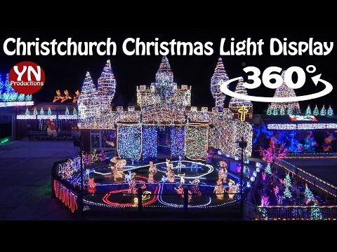 Christchurch Christmas Lightshow (Shands Road) in VR (360 Degree Video)