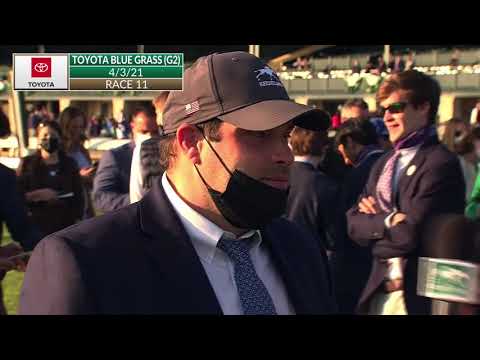 Essential Quality wins the 2021 Toyota Blue Grass (G2) at Keeneland