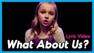 "What About Us" - Pink (Cover + Lyric Video) | Mini Pop Kids