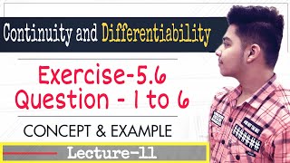 Download Lagu Class 12 Maths Chapter 5, Exercise - 5.6 (Q. 1, 2, 3, 4, 5 u0026 6) | Continuity u0026 Differentiability Thumbnail