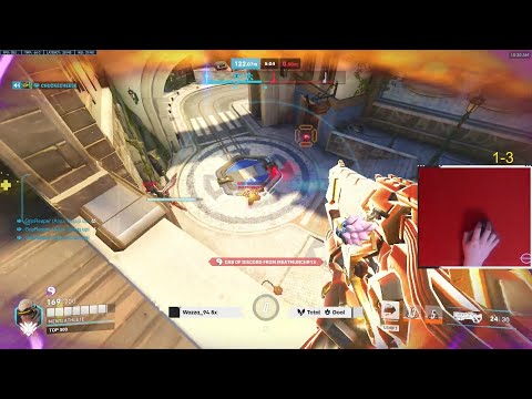 GALE SHOWING HIS NASTY SKILL AS SOLDIER 76 - GAMEPLAY OVERWATCH 2 SEASON 3 TOP 500