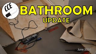 CCE VLOG Type BATHROOM UPDATE and a reminder that the knife sale is not quite over.