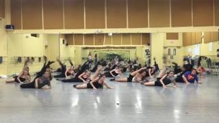 Guys and Dolls rehearsal - jazz 5 2016