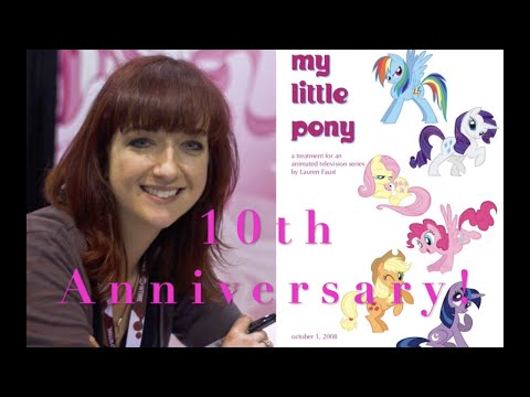 "MLP FiM 10th Anniversary" Tweet from Lauren Faust :)