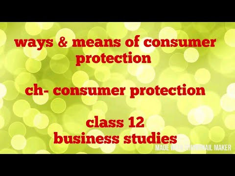 Consumer protection class 12 business studies