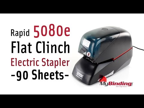 Rapid 5080e Flat Clinch Electric Stapler - 90 Sheets