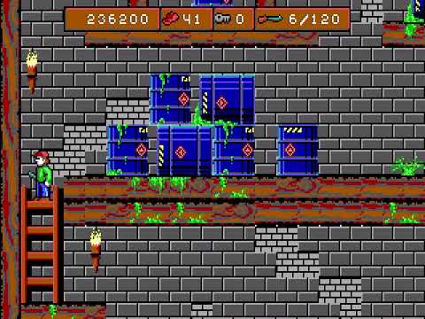 Dangerous Dave’s Risky Rescue - Scene 9: Toxic Warehouse (1993) | 4K/60