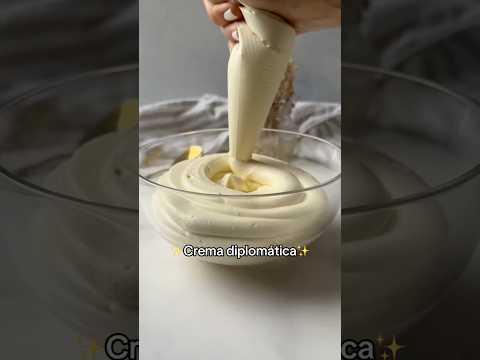 Diplomatic Cream 😍 #easydesserts #creams #diplomatic #pastry #easyrecipes