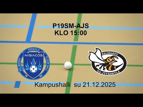 P19 SM AJS Nibacos - O2- Jyväskylä musta  21.12.2025 klo 15:00
