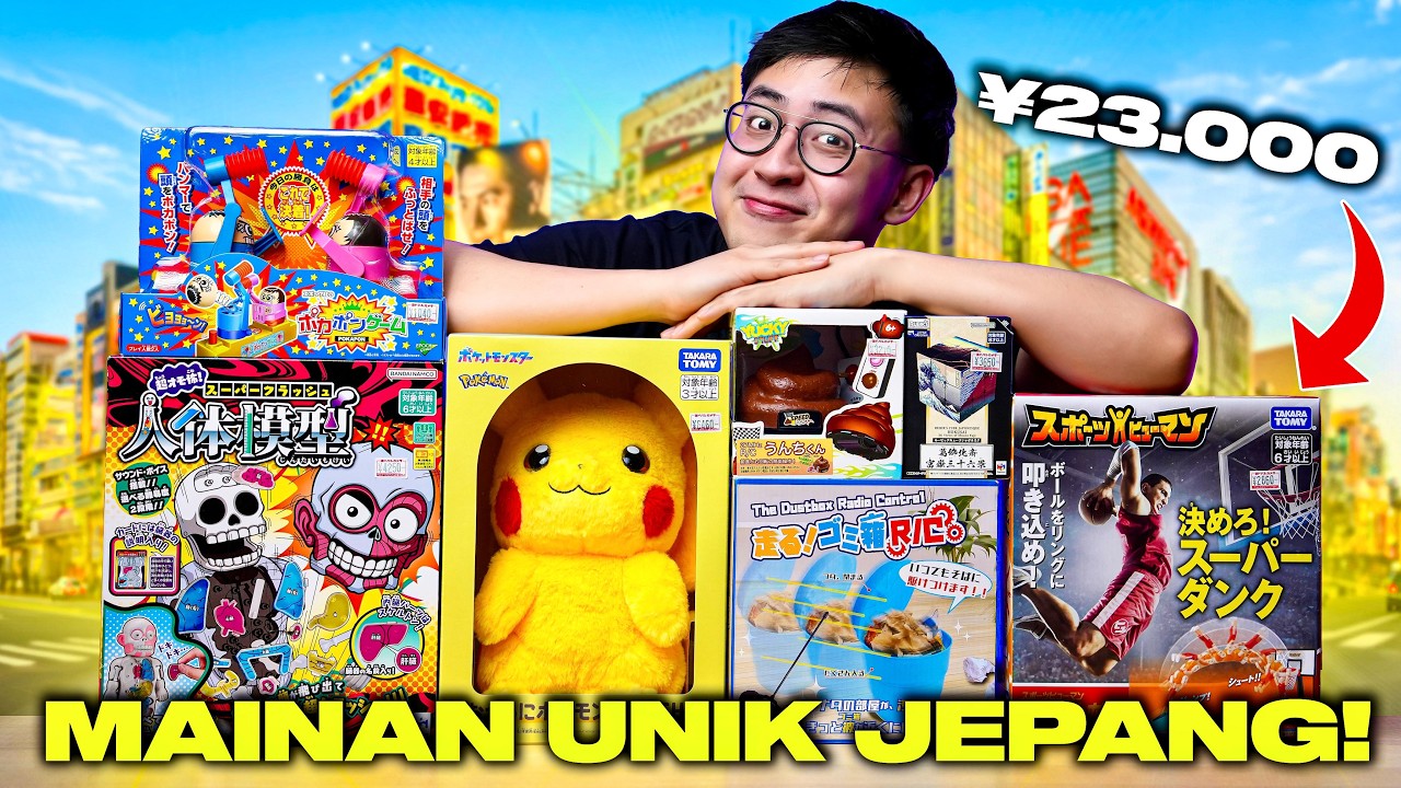 GUE BELI MAINAN2 UNIK YANG CUMA ADA DI JEPANG!