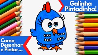 Desenhos Para Colorir Galinha Pintadinha Mini
