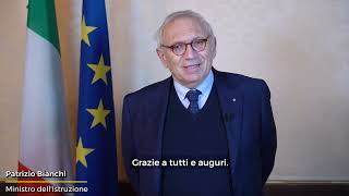 Il messaggio per le festività natalizie del Ministro Bianchi