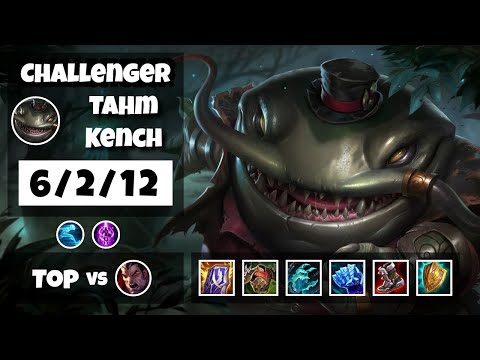 Tahm Kench vs Darius EU Challenger TOP (6/2/12) - v11.18