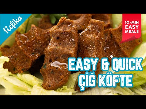 Easy, Affordable, Heavenly Meals in 10 Minutes | ÇİĞ KÖFTE: Turkish Spicy Eatballs with TACO Twist 🌮