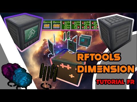 Fizz Mechanic - Tuto RFtools Dimension, explication et craft dimlets... | Minecraft moddé ModPack DireWolf20