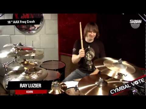 CYMBAL VOTE - Ray Luzier Demo's the 18" AAX Freq Crash