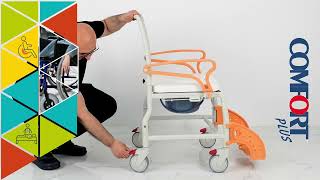 Comfort Plus DM-8088C Soft Banyo ve Tuvalet Sandalyesi (Turuncu)