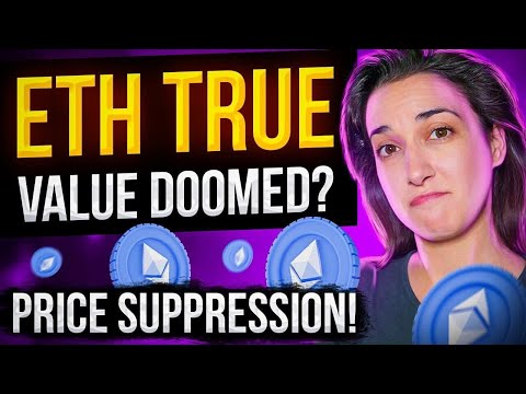 Why We Don’t See ETH's True Value 😡💥 (Price Suppression Amok! 📉🚩) Artificially High Supply 🧐📈