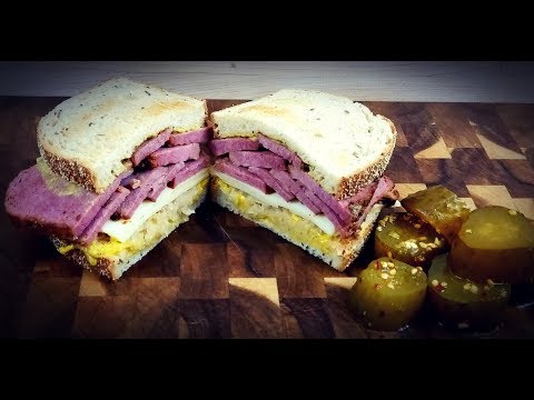 Homemade Pastrami Sandwich