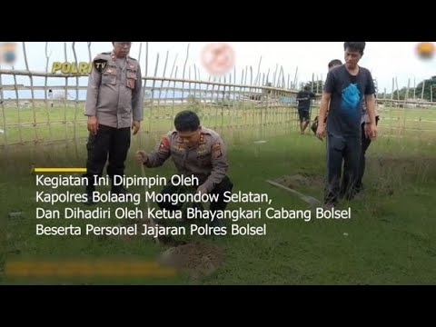 POLRES BOLSEL GIAT PENANAMAN POHON