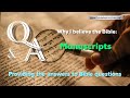 Why I Believe The Bible The Manuscripts Christadelphians