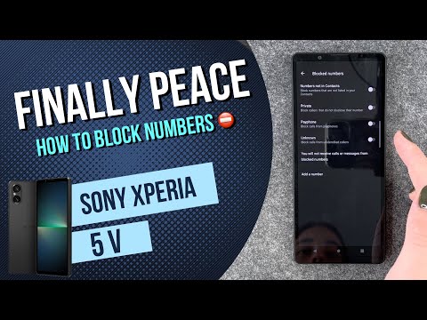 Sony Xperia 5 V - How to block numbers • 📱 • 👤 • ⛔️ • Tutorial
