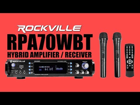 DEMO Rockville RPA70WBT Hybrid Bluetooth Amplifier/Receiver