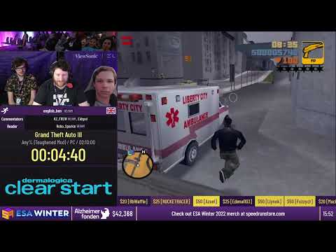 Grand Theft Auto III [Any% (Toughened Mod)] by  - #ESAWinter22