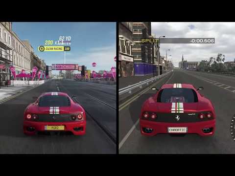 Edinburgh Princess Street Circuit | Project Gotham Racing 2 vs Forza Horizon 4 Comparison