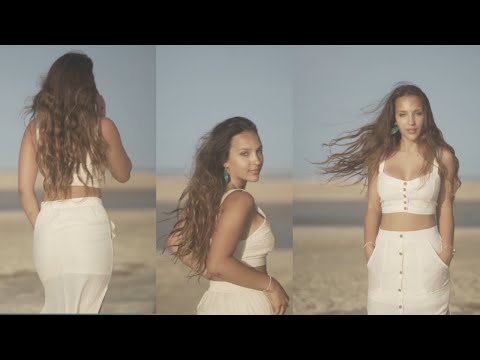 A Woman Walking By The Beach || Girl Video | No Copyright Video | Taps Jabir