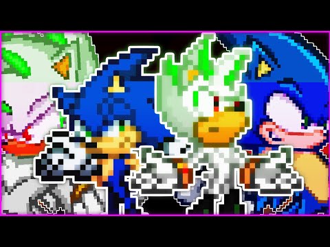 Sonic VS Aeon - Final Fantasy Sonic X Sprite Animation (Animated by LuizAnimatiøns)