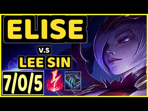 SEONGHWAN (ELISE) vs LEE SIN - 7/0/5 KDA JUNGLE CHALLENGER GAMEPLAY - BR