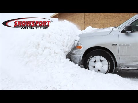 SNOWSPORT® HD Utility Plow - Move snow from comfort of your cab!