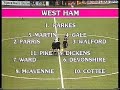 1985/86 - West ham v Man Utd (Division 1 - 2.2.86)