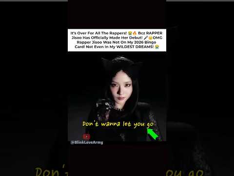 it's done for Rappers cz rapper jisoo made her debut #jisoo #addicted #newsong #mv #blackpink #kpop