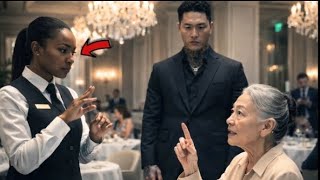 Quiet BLACK WAITRESS Served a KOREAN MAFIA BOSS’s Deaf MOM — What She Did Next Shocked Everyone
