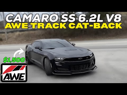 2021 Chevy Camaro SS V8 Exhaust Sound w/ AWE Track Cat Back!