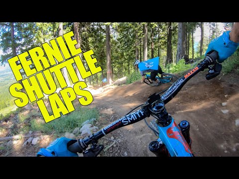 Fernie Shuttle Laps with Kiwi's