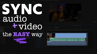 How To Sync Audio And Video In Adobe Premiere Pro 2024