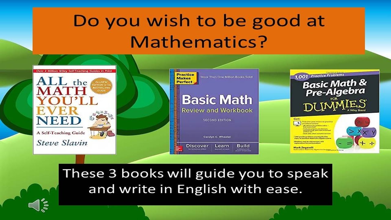 Video 176 -  Learning Basic Mathematics and Beyond | Mathematics Books from Amazon