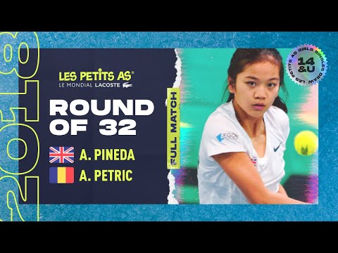 Les Petits As 2018 | Girls Round of 32 | Andrea Pineda vs. Alexandra Petric