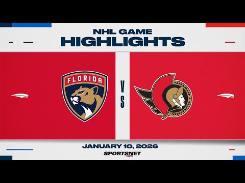 NHL Highlights | Panthers vs. Senators - January 10, 2026
