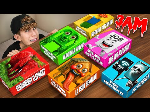 DO NOT OPEN MYSTERY STEAL A BRAINROT BOXES at 3 AM!!