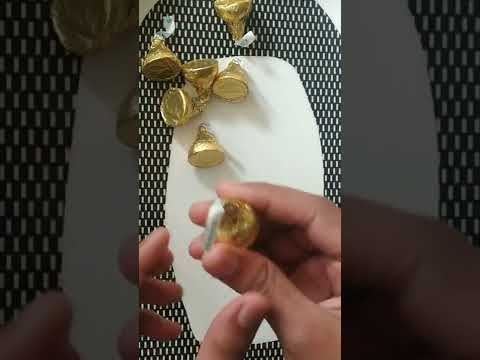 Unwrap Hershey's Kisses milk chocolate#shorts #unboxing #unwrap #chocolate #hersheys