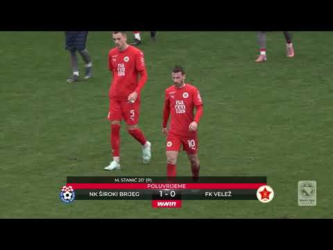WWin liga BiH (21. kolo): Široki Brijeg - Velež 1:0